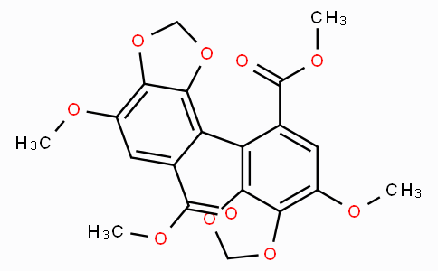 CAS No. 73536-69-3, Dimethyl 7,7'-dimethoxy-[4,4'-bibenzo[d][1,3]dioxole]-5,5'-dicarboxylate