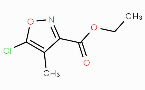 CAS No. 3356-96-5, Ethyl 5-chloro-4-methylisoxazole-3-carboxylate