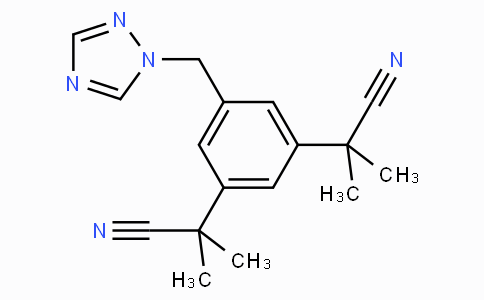 CAS No. 120511-73-1, 2,2'-(5-((1H-1,2,4-Triazol-1-yl)methyl)-1,3-phenylene)bis(2-methylpropanenitrile)