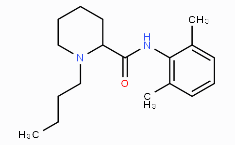 CAS No. 38396-39-3, 1-Butyl-N-(2,6-dimethylphenyl)piperidine-2-carboxamide