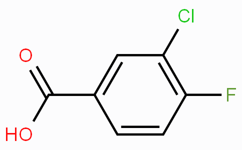 CAS No. 403-16-7, 3-Chloro-4-fluorobenzoic acid