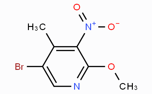 CAS No. 884495-14-1, 5-Bromo-2-methoxy-4-methyl-3-nitropyridine