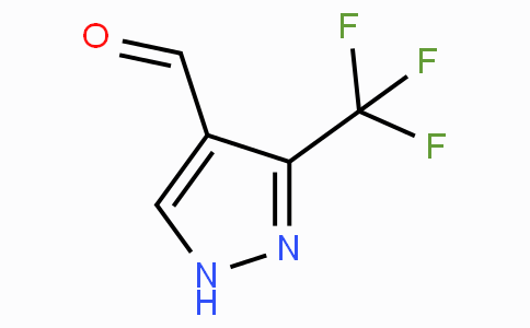 CAS No. 1001020-14-9, 3-(Trifluoromethyl)-1H-pyrazole-4-carbaldehyde