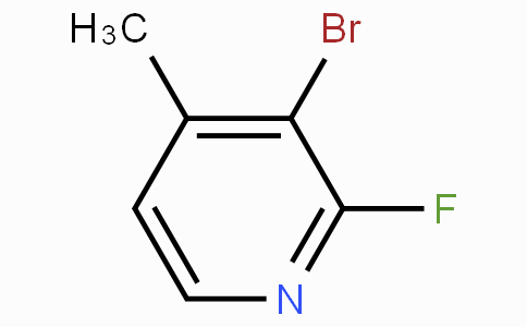 CAS No. 884495-46-9, 3-Bromo-2-fluoro-4-methylpyridine