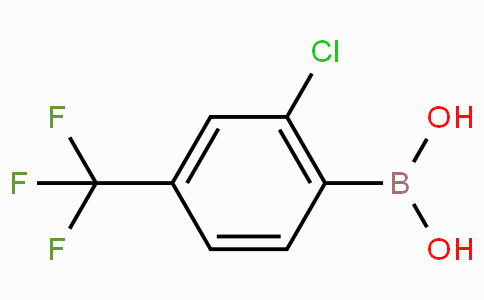 CAS No. 254993-59-4, (2-Chloro-4-(trifluoromethyl)phenyl)boronic acid