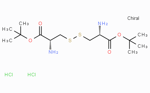 CAS No. 38261-78-8, (2R,2'R)-Di-tert-butyl 3,3'-disulfanediylbis(2-aminopropanoate) dihydrochloride