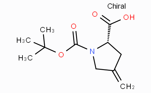 CAS No. 84348-38-9, (S)-1-(tert-Butoxycarbonyl)-4-methylenepyrrolidine-2-carboxylic acid