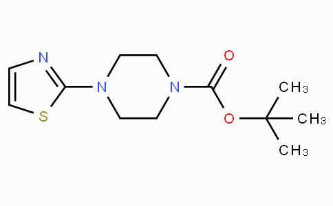 CAS No. 474417-23-7, tert-Butyl 4-(thiazol-2-yl)piperazine-1-carboxylate