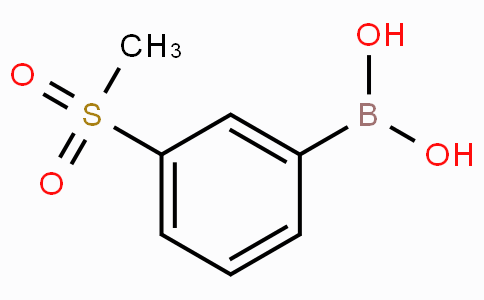 CAS No. 373384-18-0, (3-(Methylsulfonyl)phenyl)boronic acid