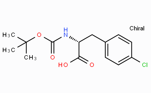 CAS No. 57292-44-1, (R)-2-((tert-Butoxycarbonyl)amino)-3-(4-chlorophenyl)propanoic acid