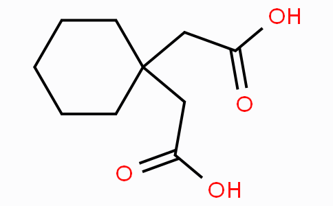 CAS No. 4355-11-7, 2,2'-(Cyclohexane-1,1-diyl)diacetic acid