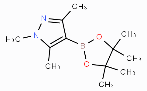 CAS No. 844891-04-9, 1,3,5-Trimethyl-4-(4,4,5,5-tetramethyl-1,3,2-dioxaborolan-2-yl)-1H-pyrazole