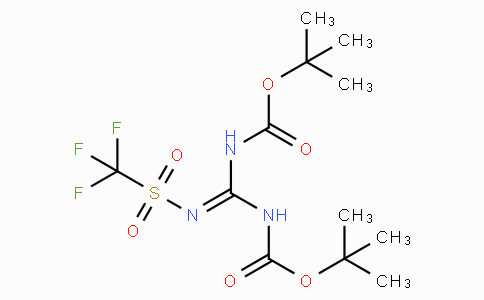 CAS No. 207857-15-6, 1,3-Di-Boc-2-(trifluoromethylsulfonyl)guanidine
