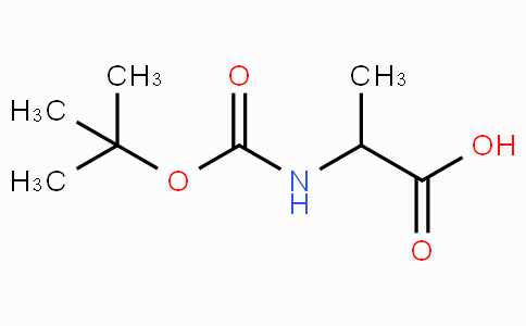 CAS No. 3744-87-4, 2-((tert-Butoxycarbonyl)amino)propanoic acid