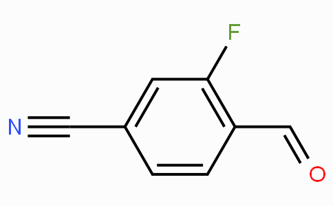 CAS No. 105942-10-7, 3-Fluoro-4-formylbenzonitrile
