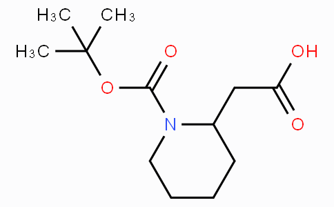 CAS No. 149518-50-3, 2-(1-(tert-Butoxycarbonyl)piperidin-2-yl)acetic acid