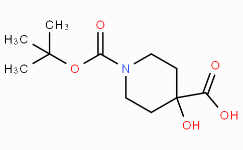 CAS No. 495414-64-7, 1-(tert-Butoxycarbonyl)-4-hydroxypiperidine-4-carboxylic acid