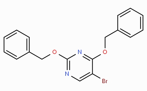 CAS No. 41244-53-5, 2,4-Bis(benzyloxy)-5-bromopyrimidine
