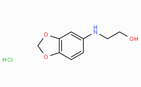 CAS No. 94158-14-2, 2-(Benzo[d][1,3]dioxol-5-ylamino)ethanol hydrochloride