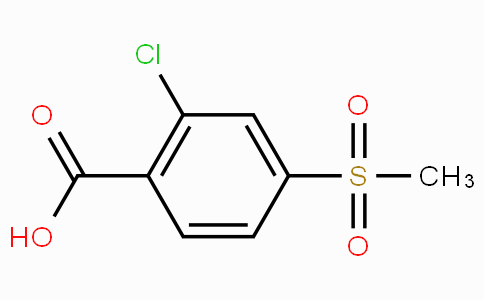CAS No. 53250-83-2, 2-Chloro-4-(methylsulfonyl)benzoic acid