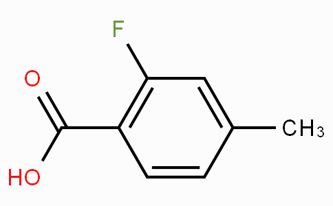 CAS No. 7697-23-6, 2-Fluoro-4-methylbenzoic acid