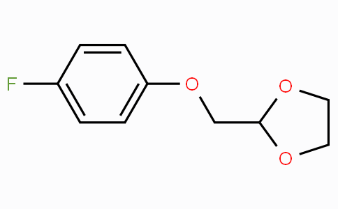 CAS No. 850348-78-6, 2-((4-Fluorophenoxy)methyl)-1,3-dioxolane