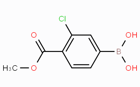 CAS No. 603122-82-3, (3-Chloro-4-(methoxycarbonyl)phenyl)boronic acid