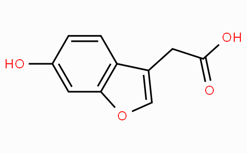 CAS No. 69716-04-7, 2-(6-Hydroxybenzofuran-3-yl)acetic acid