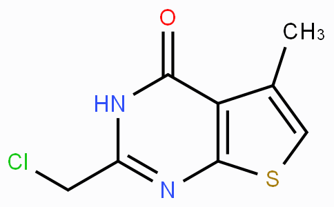 CAS No. 568577-81-1, 2-(Chloromethyl)-5-methylthieno[2,3-d]pyrimidin-4(3H)-one