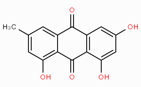 CAS No. 518-82-1, 1,3,8-Trihydroxy-6-methylanthracene-9,10-dione