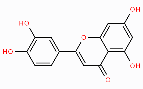 CAS No. 491-70-3, 2-(3,4-Dihydroxyphenyl)-5,7-dihydroxy-4H-chromen-4-one