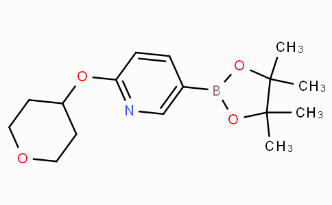 CAS No. 910036-98-5, 2-(Tetrahydropyran-4-yloxy)-5-(4,4,5,5-tetramethyl-[1,3,2]dioxaborolan-2-yl)pyridine