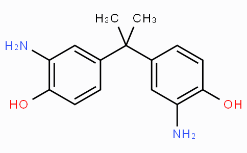 CAS No. 1220-78-6, 4,4'-(Propane-2,2-diyl)bis(2-aminophenol)