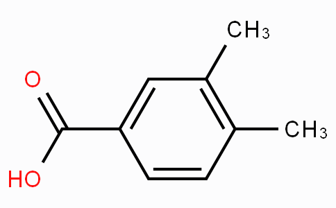 CAS No. 619-04-5, 3,4-Dimethylbenzoic acid