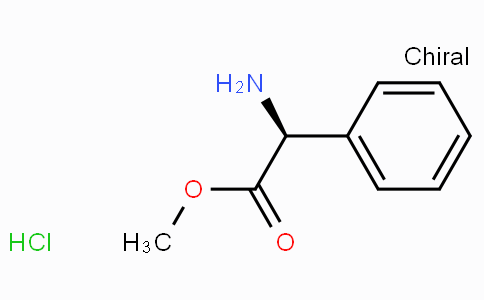 CAS No. 15028-39-4, (S)-Methyl 2-amino-2-phenylacetate hydrochloride
