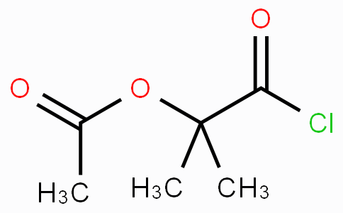 CAS No. 40635-66-3, 1-Chloro-2-methyl-1-oxopropan-2-yl acetate