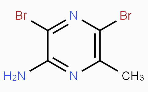 CAS No. 74290-66-7, 3,5-Dibromo-6-methylpyrazin-2-amine