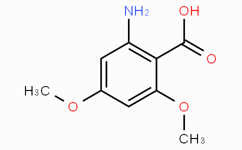 CAS No. 21577-57-1, 2-Amino-4,6-dimethoxybenzoic acid