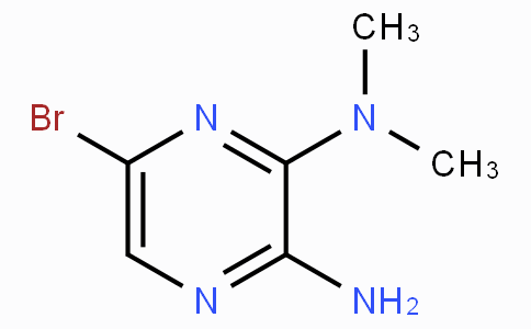 CAS No. 89641-34-9, 6-Bromo-N2,N2-dimethylpyrazine-2,3-diamine