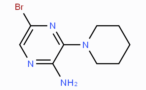 CAS No. 90674-84-3, 5-Bromo-3-(piperidin-1-yl)pyrazin-2-amine