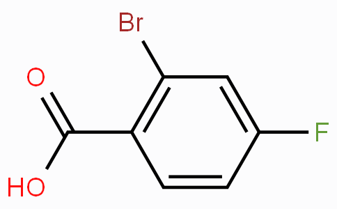 CAS No. 1006-41-3, 2-Bromo-4-fluorobenzoic acid
