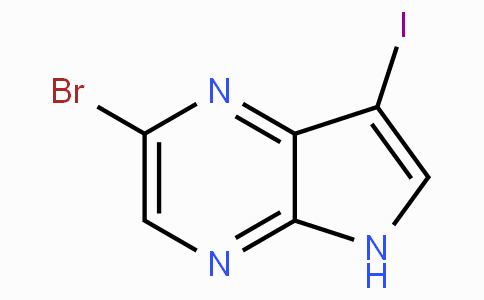 CAS No. 875781-44-5, 2-Bromo-7-iodo-5H-pyrrolo[2,3-b]pyrazine