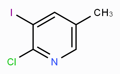 CAS No. 59782-91-1, 2-Chloro-3-iodo-5-methylpyridine