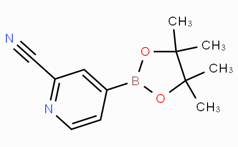 CAS No. 741709-62-6, 4-(4,4,5,5-Tetramethyl-1,3,2-dioxaborolan-2-yl)picolinonitrile