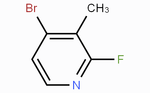CAS No. 128071-79-4, 4-Bromo-2-fluoro-3-methylpyridine