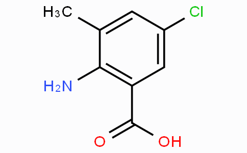 CAS No. 20776-67-4, 2-Amino-5-chloro-3-methylbenzoic acid