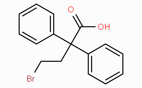 CAS No. 37742-98-6, 4-Bromo-2,2-diphenylbutanoic acid