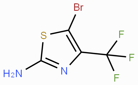 CAS No. 136411-21-7, 5-Bromo-4-(trifluoromethyl)thiazol-2-amine