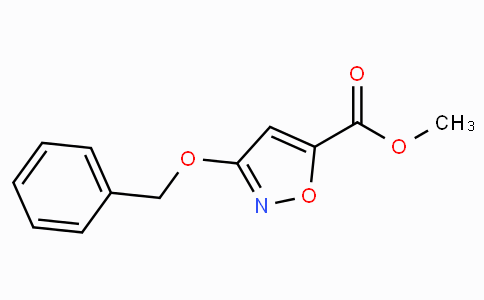 CAS No. 205115-22-6, Methyl 3-(benzyloxy)isoxazole-5-carboxylate