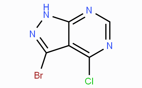 CAS No. 90914-41-3, 3-Bromo-4-chloro-1H-pyrazolo[3,4-d]pyrimidine